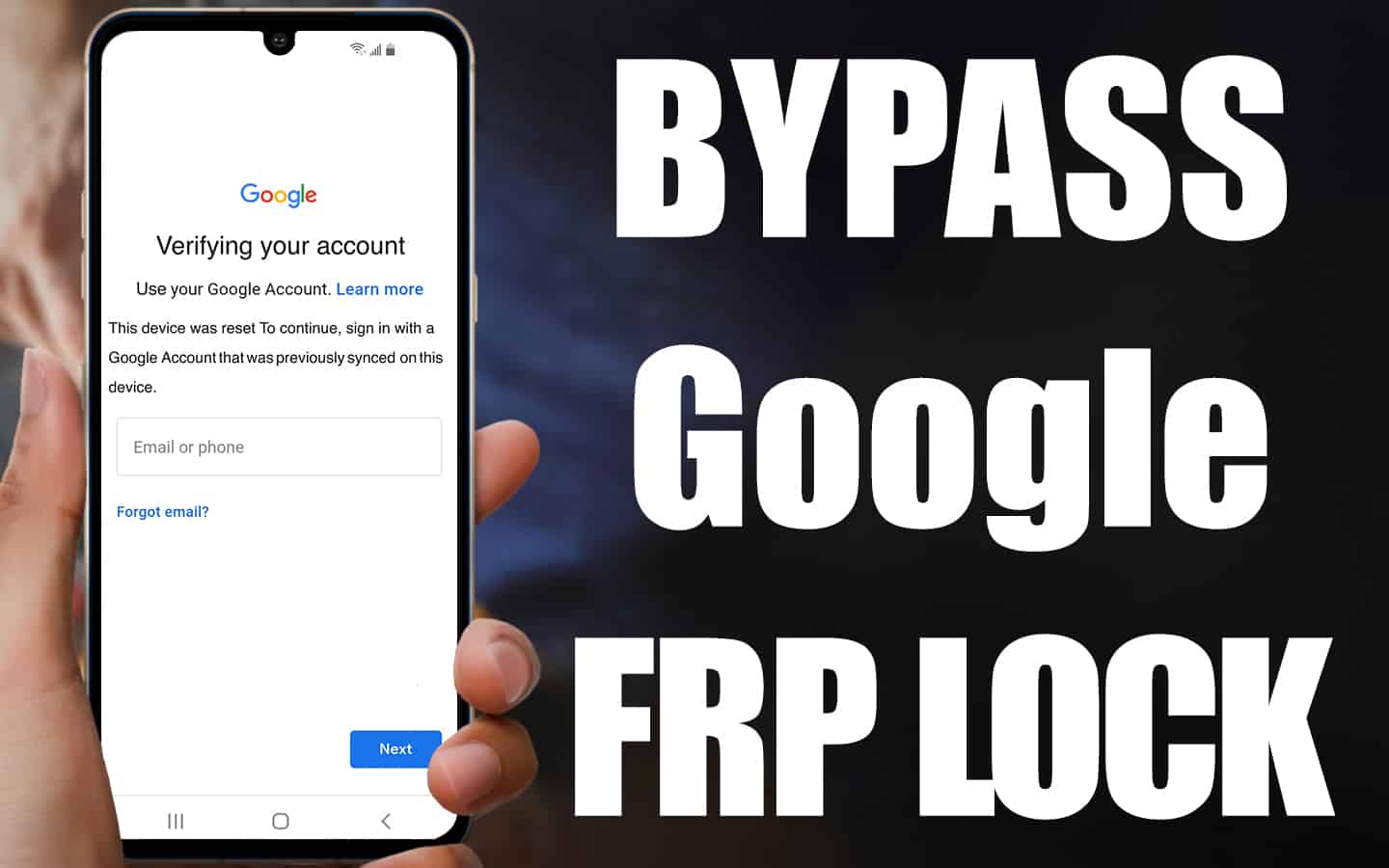 Is it safe to bypass FRP?