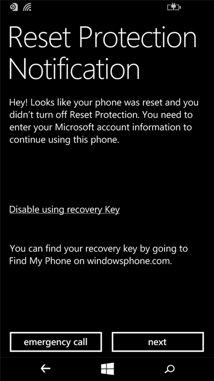 What is Windows reset protection?