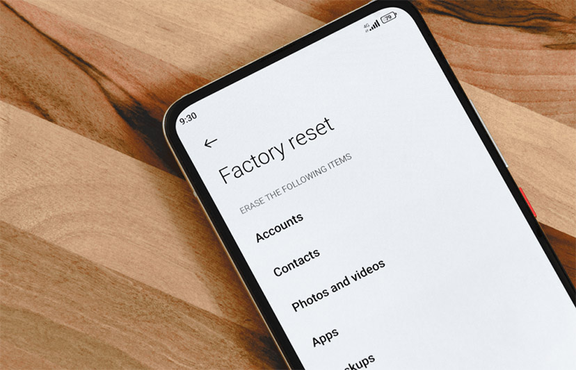 What will happen if I factory reset my phone?