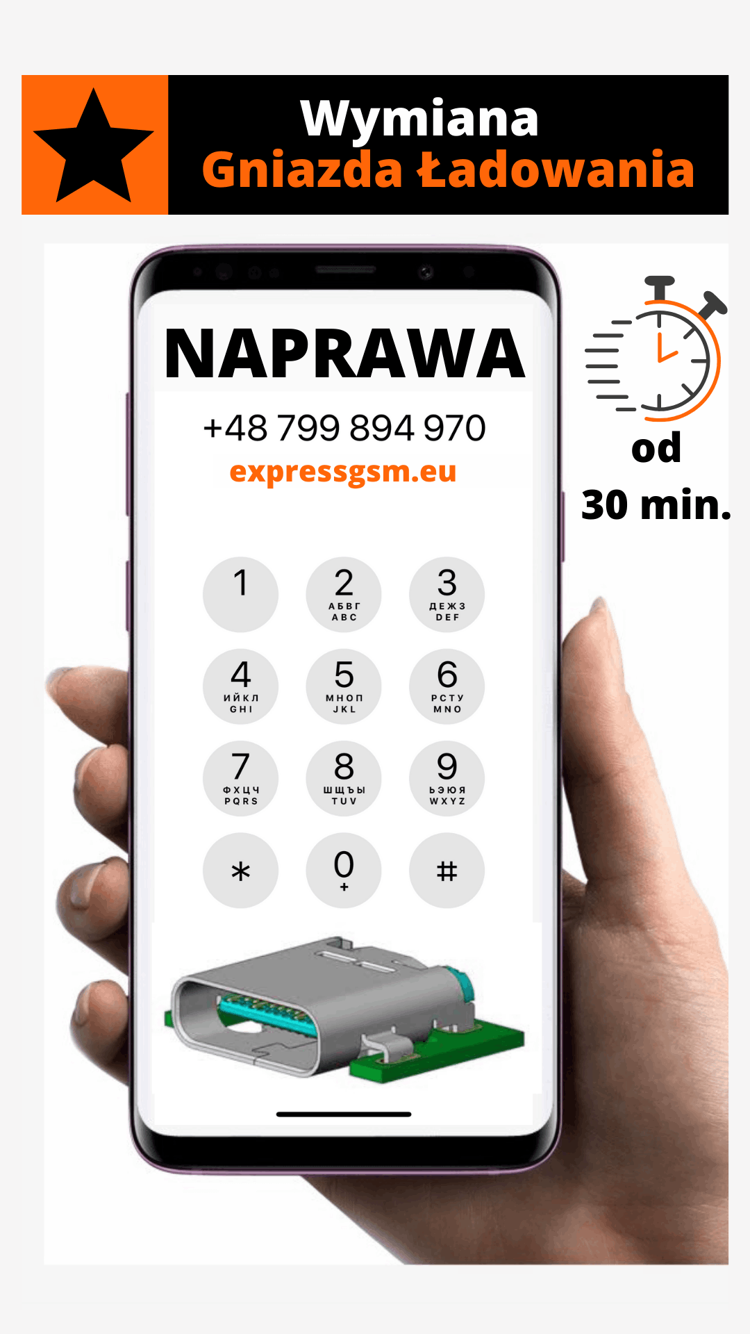 Ile kosztuje wymiana gniazda do ładowania w telefonie?