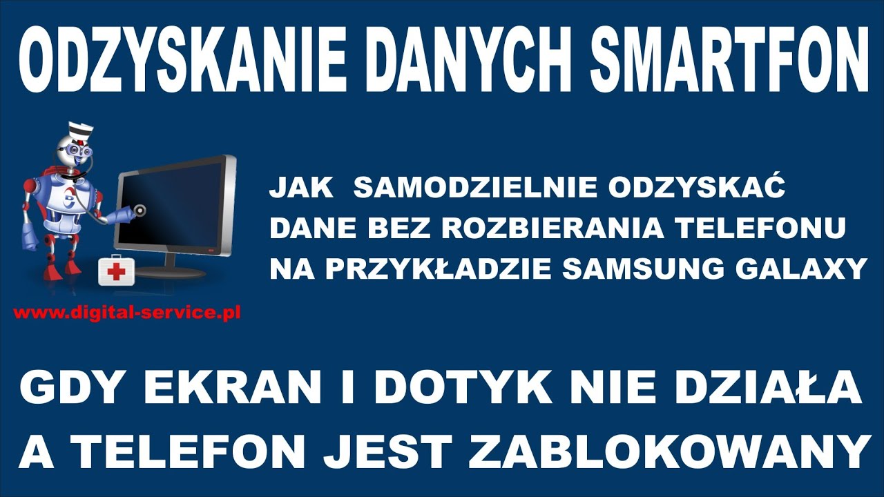 Jak odzyskać dane z telefonu z uszkodzonym wyświetlaczem?