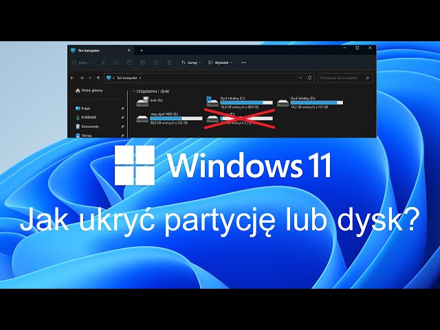 Jak ukryć partycję recovery?