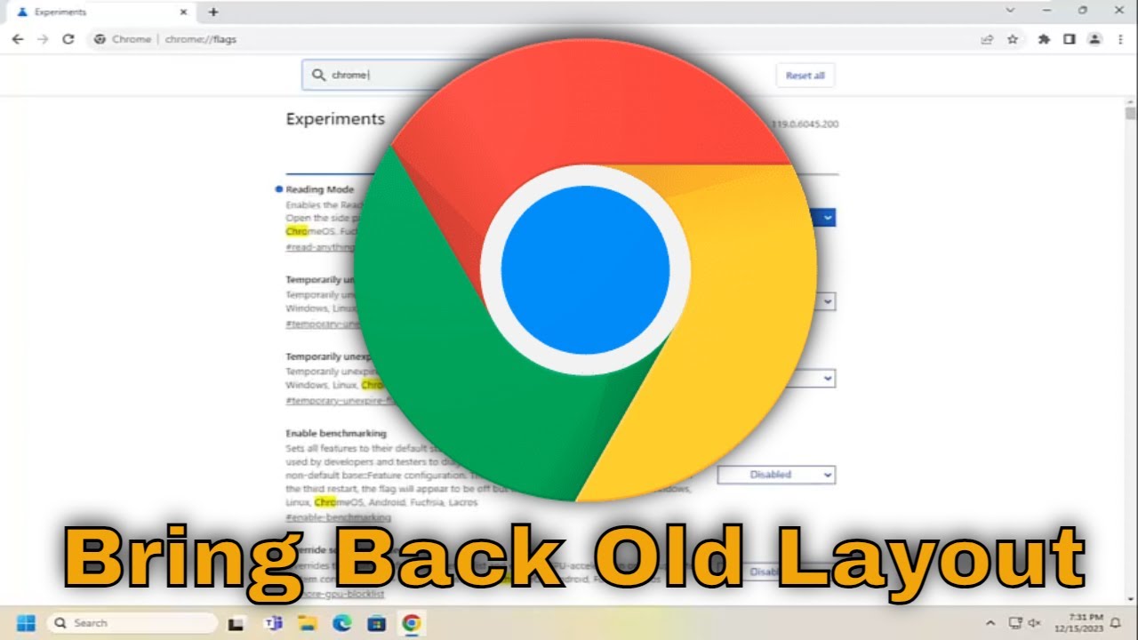 Jak wrocic do starej wersji Google Chrome?