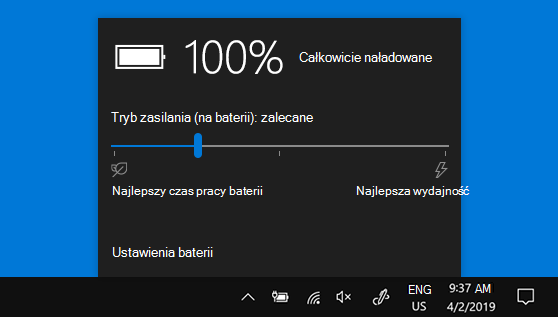 Jak zmienić tryb zasilania?