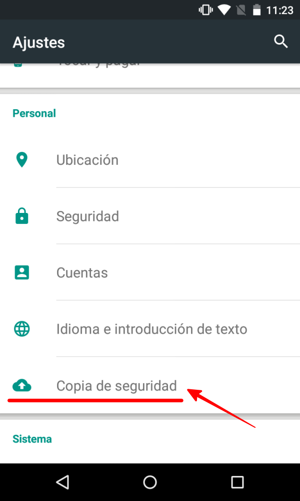 ¿Cómo reiniciar el Android de mi celular?