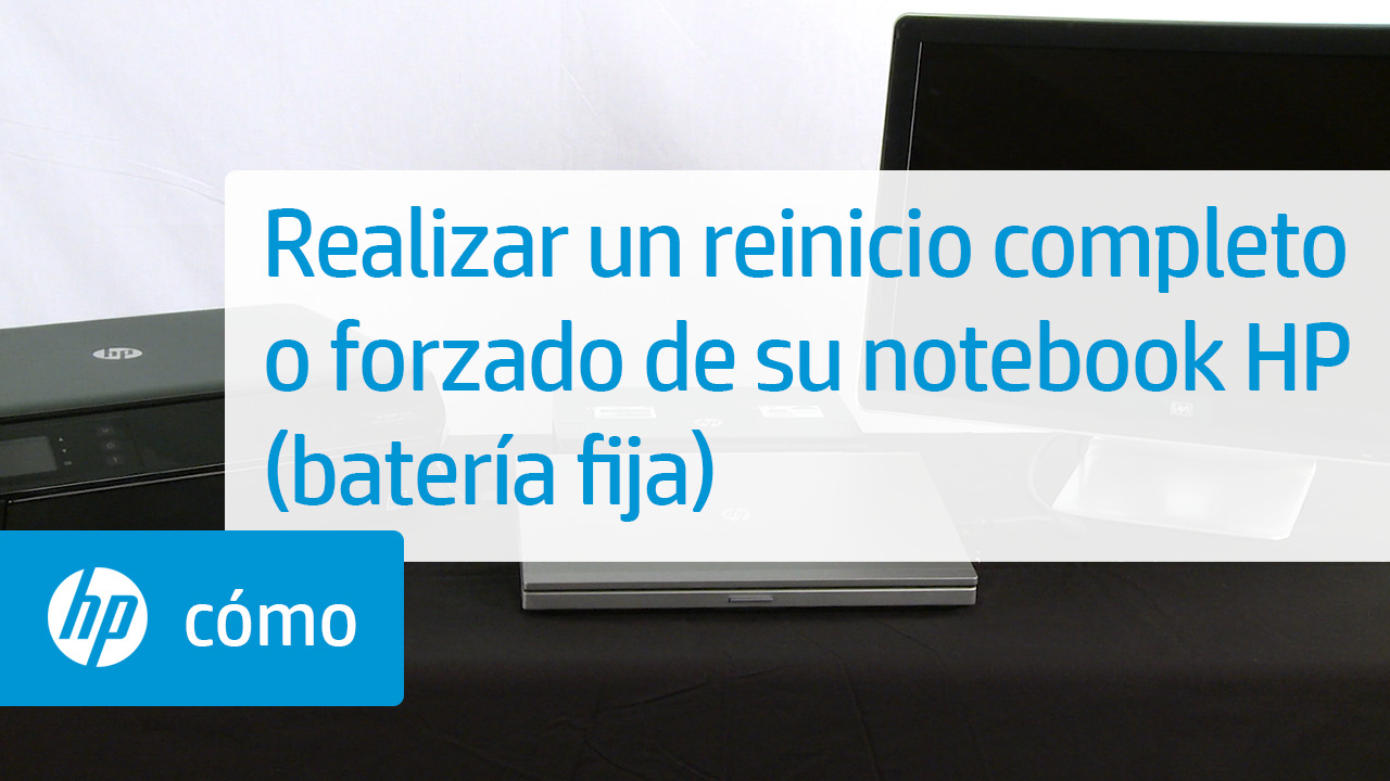 ¿Cómo reiniciar mi laptop HP si no responde?