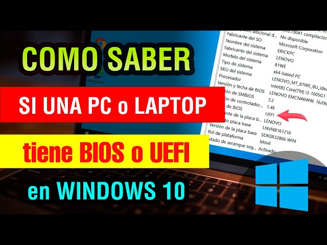 ¿Cómo saber si UEFI está activado?