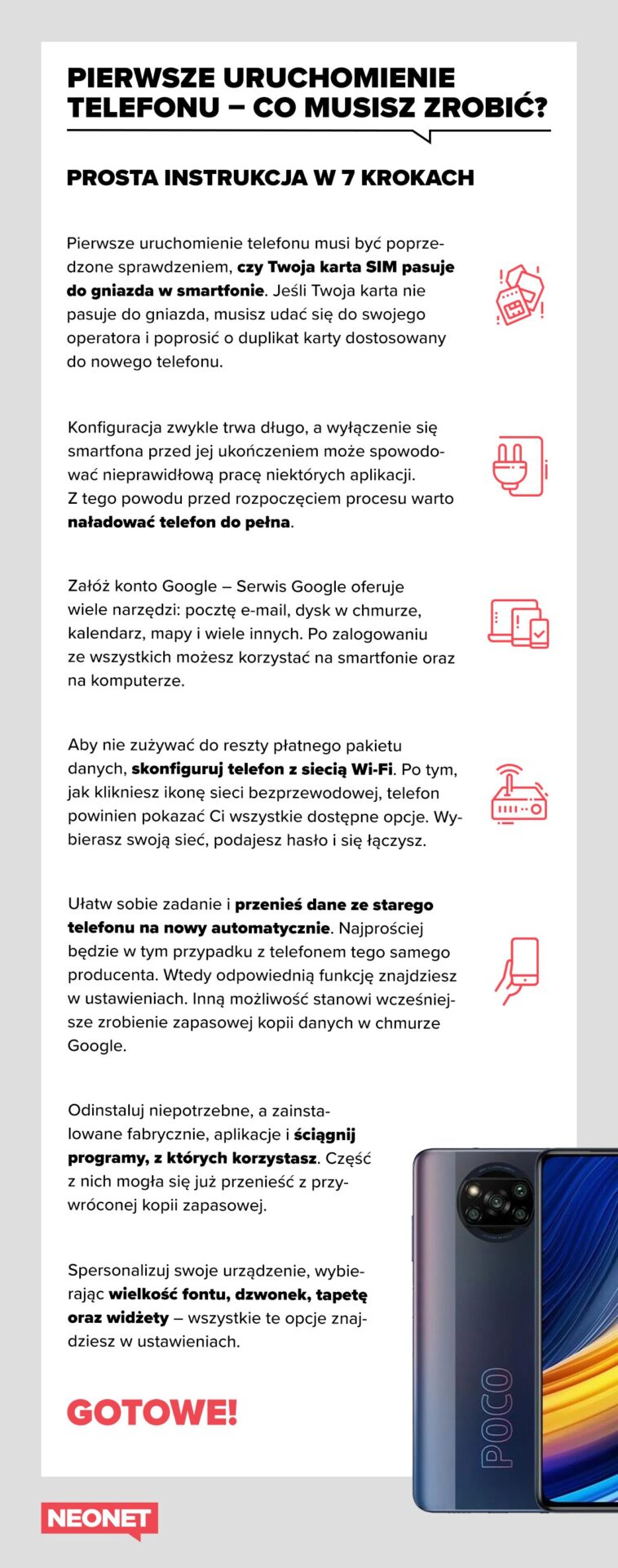 Czy istnieje instrukcja obsługi telefonu Redmi?