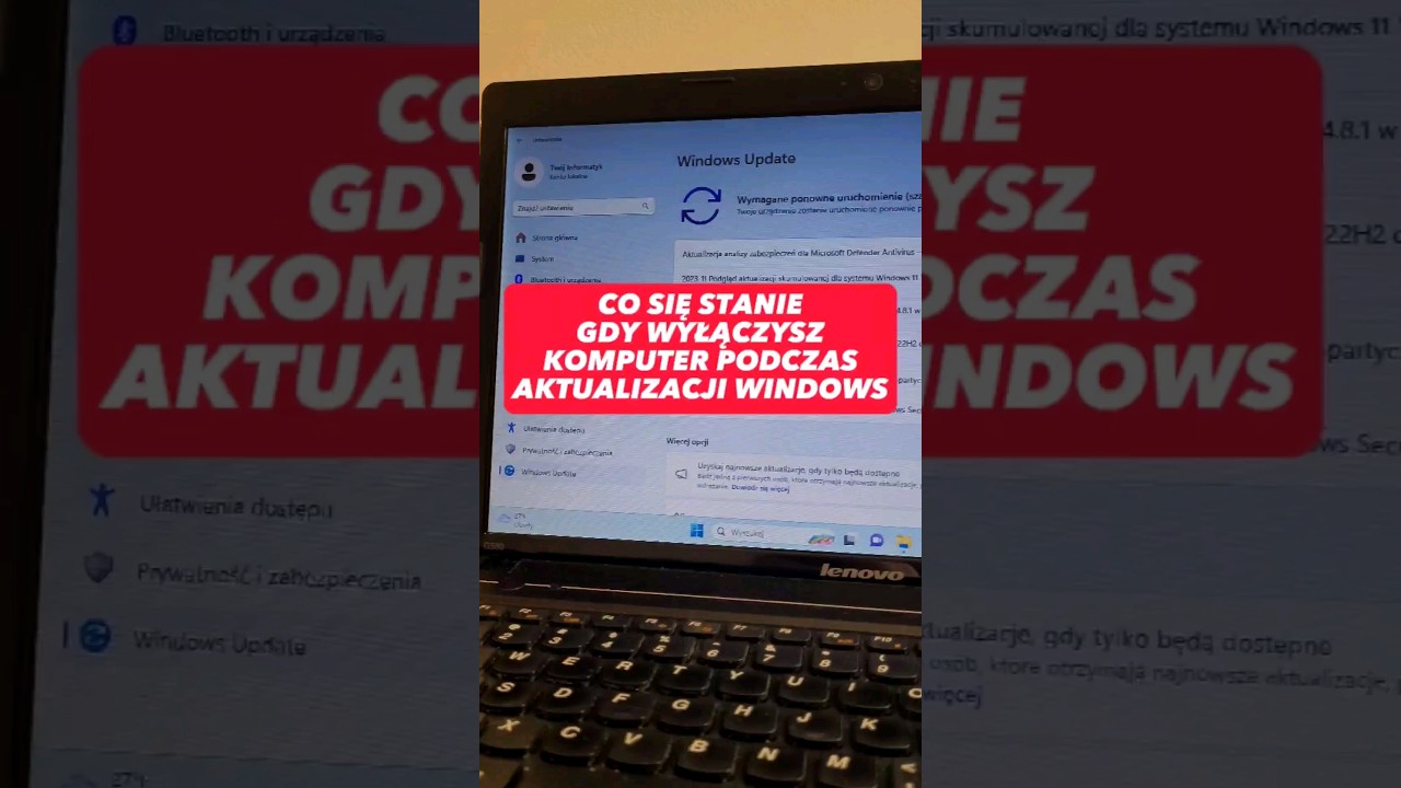 Czy można wyłączyć komputer podczas aktualizacji Windows 10?