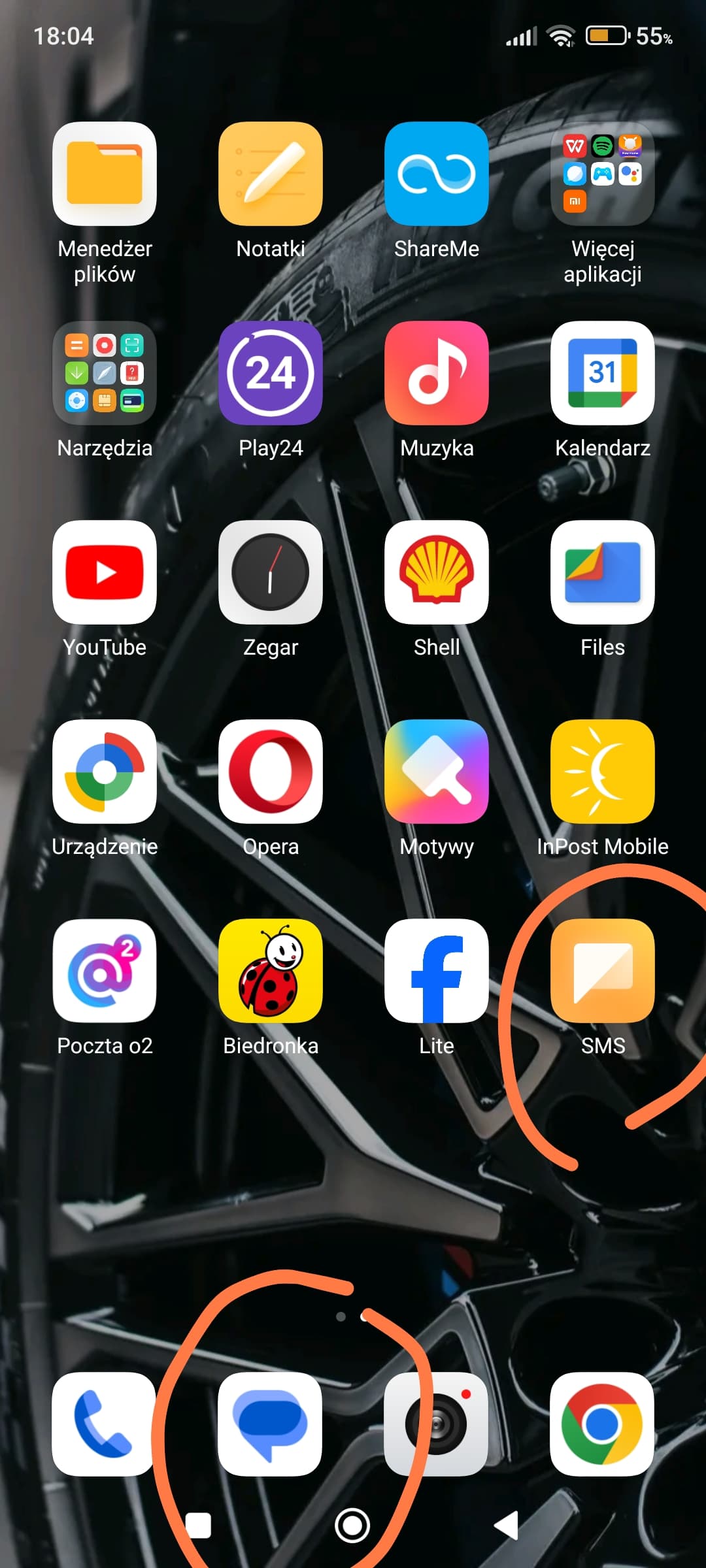 Jak odinstalować aplikacje SMS?