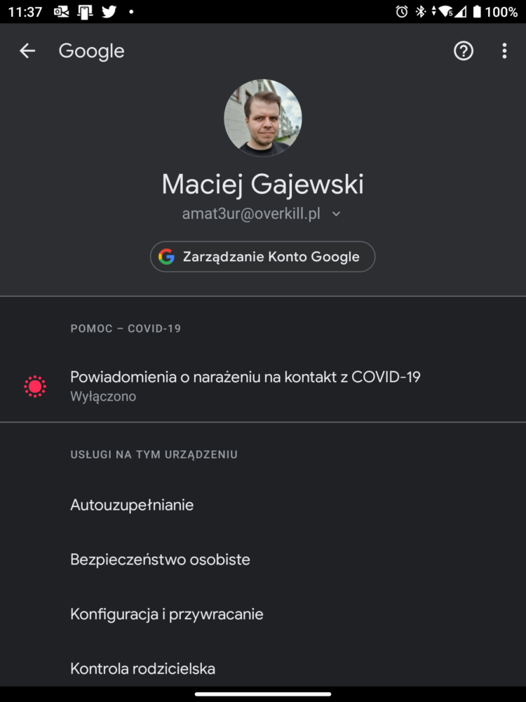 Jak zablokować konto Google na innym telefonie?