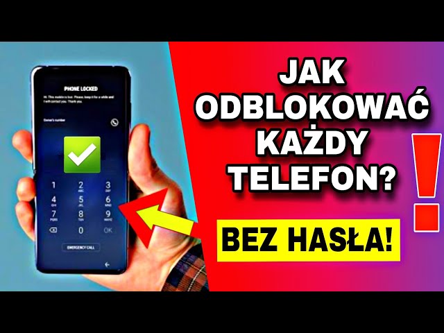 Jak zlikwidować blokadę ekranu kodem PIN?