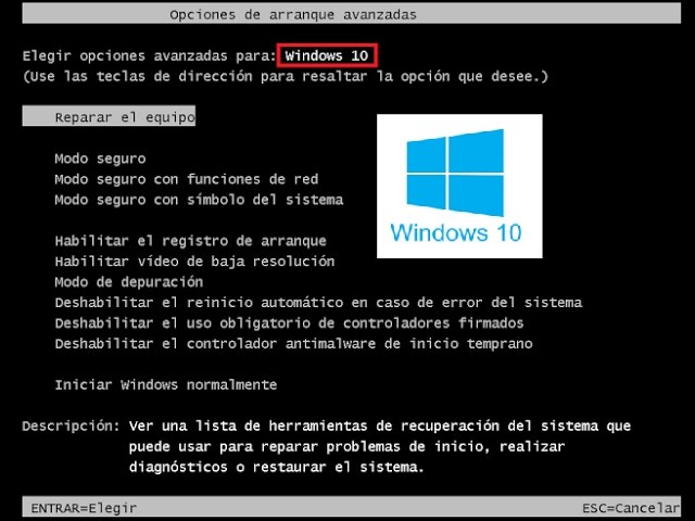 ¿Qué es el menú de arranque?