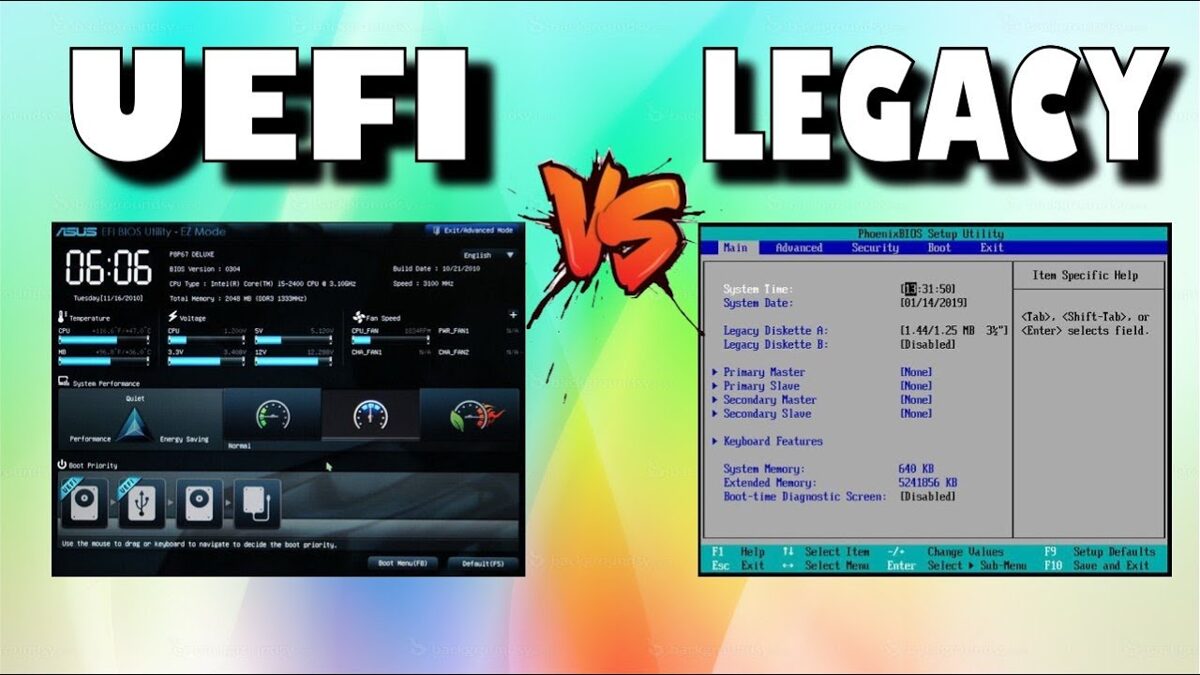 ¿Qué es mejor UEFI o Legacy?