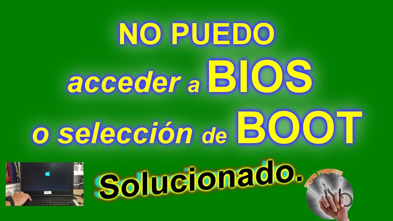 ¿Qué hacer si no puedo entrar a la BIOS?
