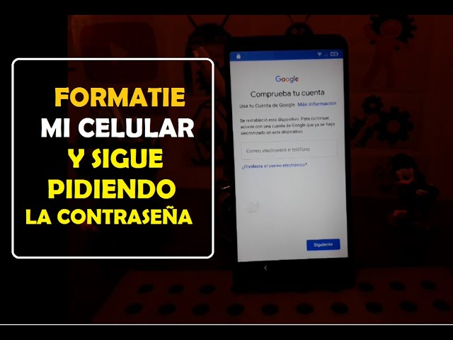 ¿Qué pasa con mi cuenta de Google sí formateo mi celular?