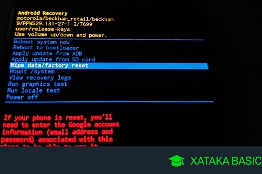 ¿Cómo hacer hard reset con botones?