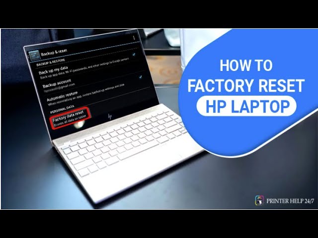 Jak zrobić hard reset hp?